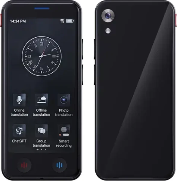 Ectaco Anobic AI A40 hlasový překladač / WiFi / Hotspot / SIM / AI + ChatGPT/ 2000mAh (ECTANB40G)
