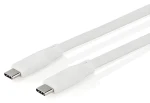 Nedis bílá / Kabel USB-C / USB-C - USB-C / 240 W / 20 Gbps / 1 m (CCGB64810WT10)