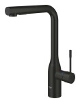 GROHE - Essence New Dřezová baterie s výsuvnou sprškou, matná černá 302702430