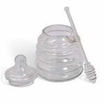 Garden Trading Skleněná dóza na med Murcot 200 ml, čirá barva, sklo