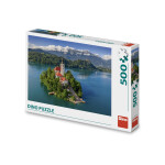 Puzzle Jezero Bled 500 dílků - Dino