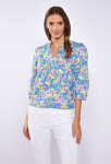 Monnari Halenky Vzorovaná bavlněná košile Multicolor 36