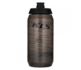 Cyklistická láhev KOLIBRI Transparent Black 550ml