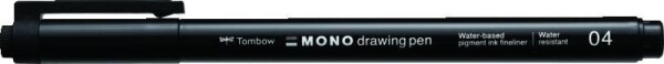 Tombow Fineliner MONO drawing pen - hrot 04 černá