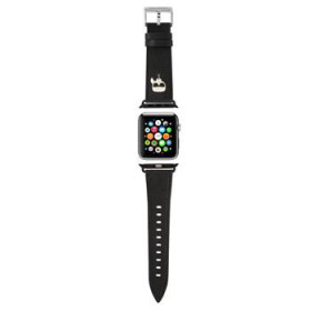 Karl Lagerfeld Karl Head PU Řemínek pro Apple Watch 38 40mm černá (3666339033712)