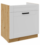 Spodní skříňka pod dřez Luna 80 ZL 1S BB - Premium Box Barva korpusu: Bílá, Barva dvířek: Dust Grey