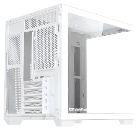 DarkFlash B275 bílá / Počítačová skříň / Mini tower / M-ATX, ITX / Tvrzené sklo / Bez zdroje (B275 WHT NoF)