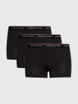 Pánské trenky 3-PACK PLUS CONTRAST LOGO WAISTBAND TRUNKS 1U87905252990 černá - Tommy Hilfiger XXXL