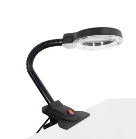Zvětšovací lampa Yihua 239 90mm 3D-10D se zakřiveným ramenem a klipem