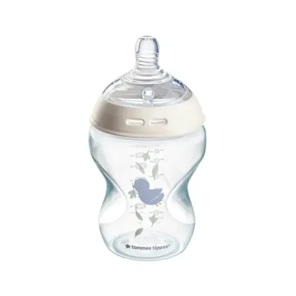 Tommee Tippee Kojenecká láhev C2N potisk Girl 260ml / od 0 měsíců (422502TT)