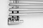 SAPHO - TWIN připojovací sada ventilů pro středové připojení, chrom CP401S