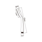 SAPHO - Ruční sprcha, průměr 75, ABS/chrom 1204-42