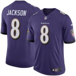 Nike Pánský dres Baltimore Ravens NFL Lamar Jackson #8 Speed Machine Limited - Fialová Velikost: XL