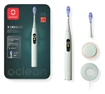 Oclean X Ultra 20 zelená / Sonický zubní kartáček / AI hlasové vedení / 84.000 kmitů / Bluetooth (6970810557114)