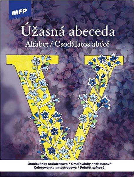 Omalovánky antistresové Úžasná abeceda 210x290mm/32s