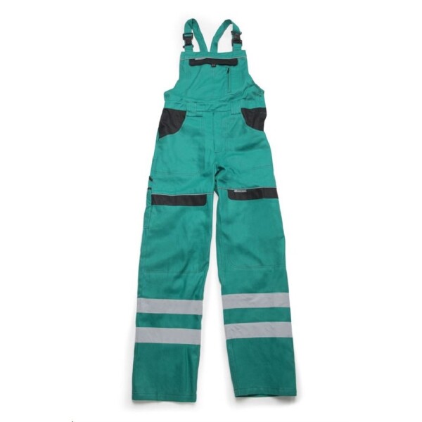 Reflexní kalhoty COOL TREND s laclem H8935 zeleno-černé 62 zeleno-černé
