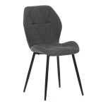 Jídelní židle, šedá, látka, CT-285 GREY2