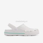 Dětské plážovky Coqui 6413 white/white Lt. Mint Velikost: 36