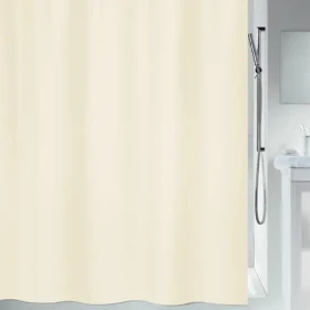 Spirella PRIMO béžová / Sprchový závěs / 180 x 180 cm / polyester / voděodolný