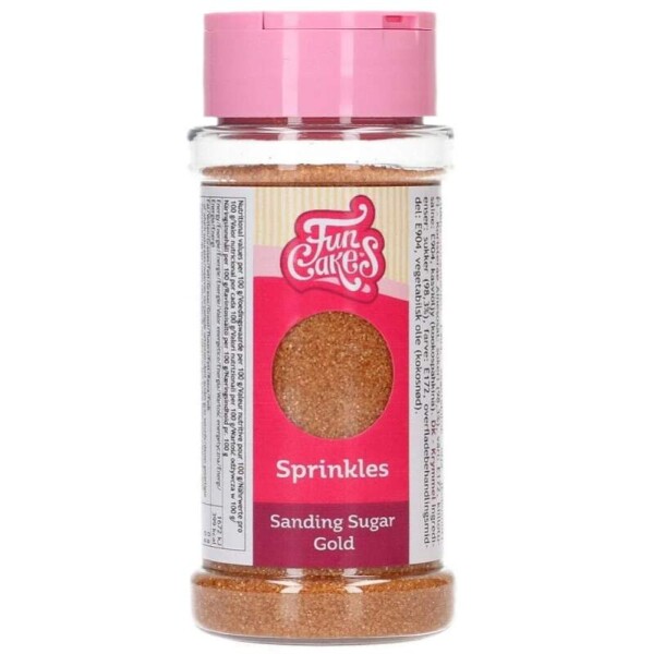 FunCakes Cukr pískový Zlatý 80g