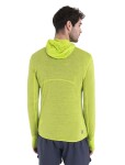 ICEBREAKER Mens Merino 200 Realfleece™ Descender LS Zip Hoodie, Hyper velikost: M