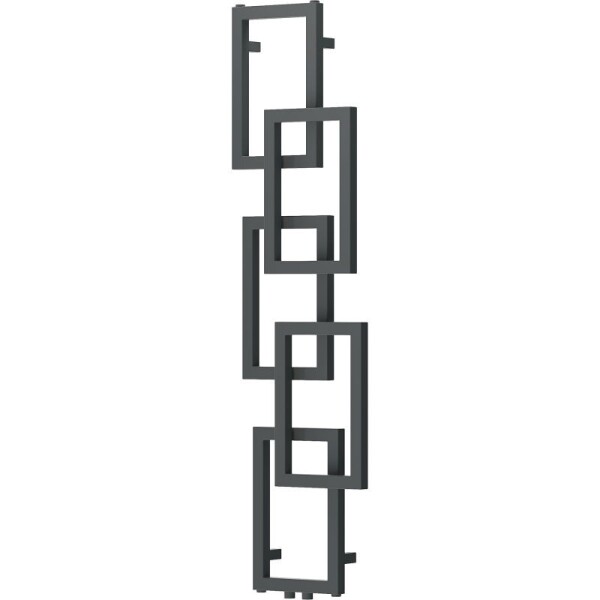 MEXEN - Grid otopný žebřík/radiátor dekorativní 1360 x 390 mm, 349 W, antracit W215-1360-390-00-66