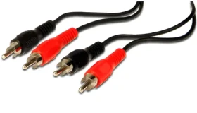 PremiumCord Kabel 2x CINCH-2x CINCH / Propojovací audio kabel / M/M / 3 m (kjackcmm2-3)
