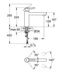 GROHE - Concetto Páková dřezová baterie, chrom 31128001