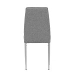 Jídelní židle, šedá, látka, DCL-379 GREY2