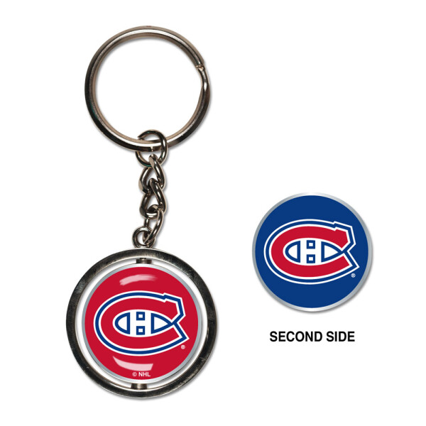 Wincraft Přívěšek Montreal Canadiens NHL Spinner Key Ring 3208555213