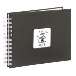 Hama FINE ART 24x17 cm černá Album klasické spirálové 50 stran bílé listy