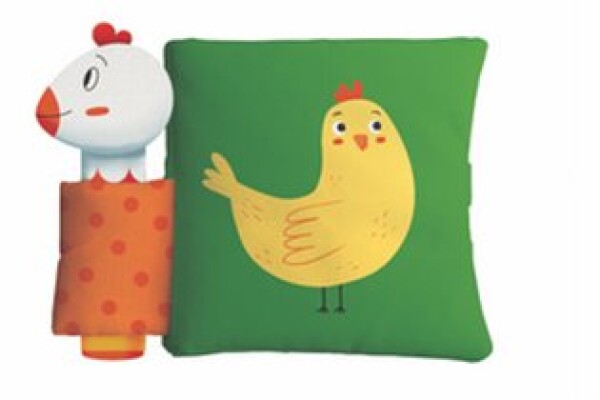 Pískací knížka se zvířatky- Slepice a její kuřátko