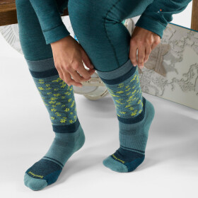 Dámské merino ponožky SMARTWOOL Women's Snowboard Targeted Cushion Wild, Dusty Teal velikost: 34-37 (S)