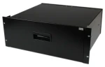 StarTech 4U police do racku černá / Police / Ocel / 25 kg / 402x352x146 mm (4UDRAWER)