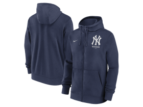 Nike Pánská mikina New York Yankees MLB Cotton Full-Zip Fleece Hoodie Velikost: M