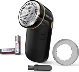 Philips GC026/80 černá / Odžmolkovač / 2x AA baterie (11289)
