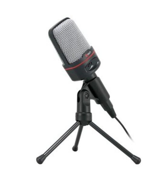 C-TECH MIC-02 / Stolní mikrofon / 3.5 stereo jack / 2.5m (MIC-02)