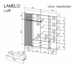 Šatní skříň Lamelo LA18