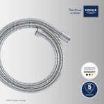 GROHE - Hadice Sprchová hadice VitalioFlex Metal Long-Life 1,25 m, chrom 22106000