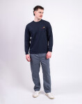 Tričko Carhartt WIP L/S American Script T-Shirt Deep Night