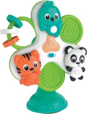 Clementoni Clemmy baby - interaktivní volant - kolotoč se zvířátky