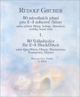 50 národních písní I. pro 2-3 zobcové flétn - Rudolf Gruber