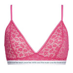 Dámská nevyztužená podprsenka Unlined Triangle QF5196E-TZX - Calvin Klein S