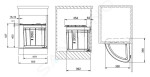 FRANKE - Sortery Vestavný odpadkový koš Solo 50, černá 121.0307.568