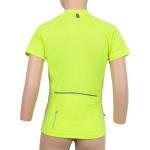 Dětský cyklistický dres kr. rukáv Sensor Coolmax Entry neon yellow clown