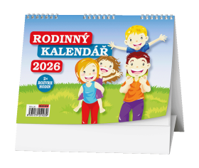 Stolní kalendář 2026 Baloušek - Rodinný kalendář
