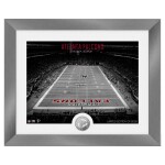 Obraz Atlanta Falcons NFL Art Deco Stadium Silver Coin