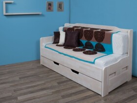 HP-Nábytek Jednolůžko Paris BUK ROZMĚR: 90 x 200 cm levá