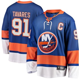 Pánský Dres New York Islanders #91 John Tavares Fanatics Branded Breakaway Home Velikost: