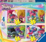 RAVENSBURGER Puzzle Trollové 4v1